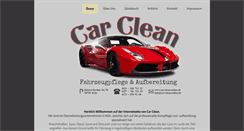 Desktop Screenshot of car-clean-online.de
